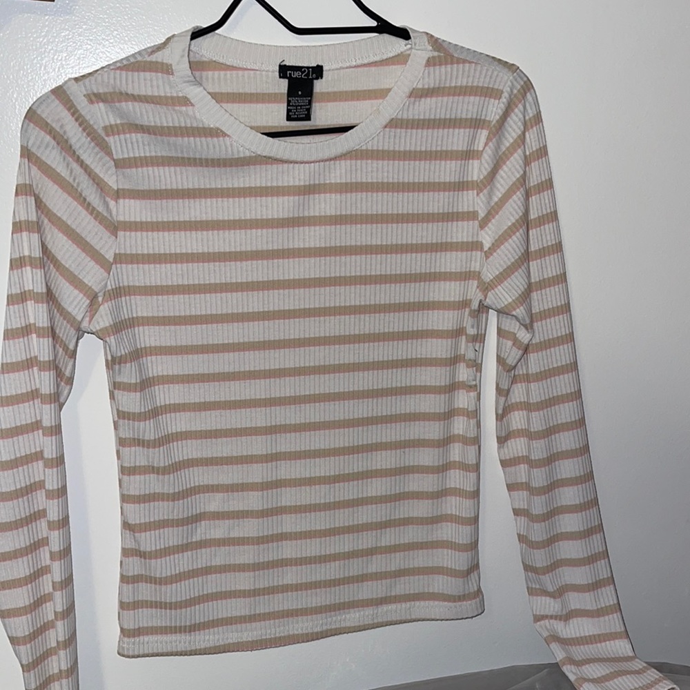 Striped multicolored Rue21 shirt
